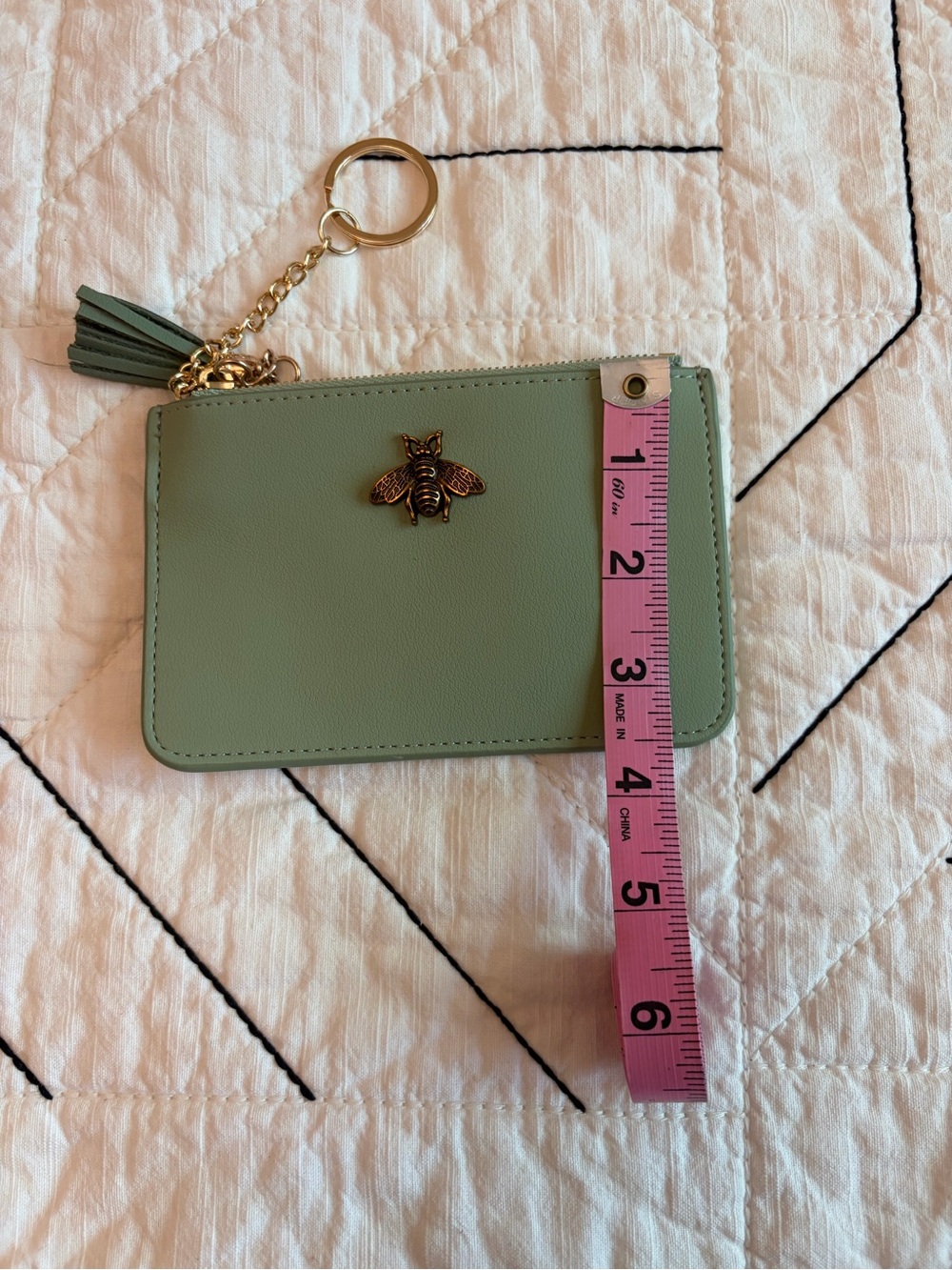 Alice Wheeler London Green Wristlet Cardholder View 4